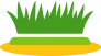Lawn aeration icon.