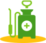 Lawn disease treatment icon.