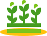 Tree and shrub care icon.