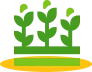 Tree and shrub care icon.