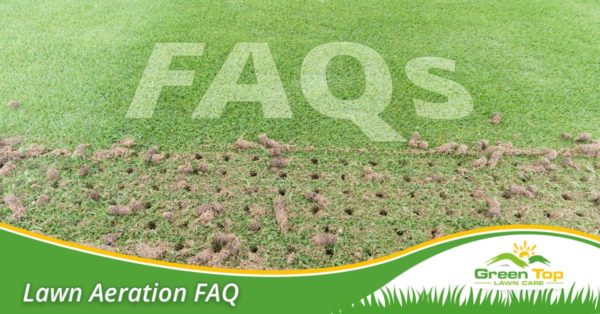 FAQ about professional lawn aeration services.