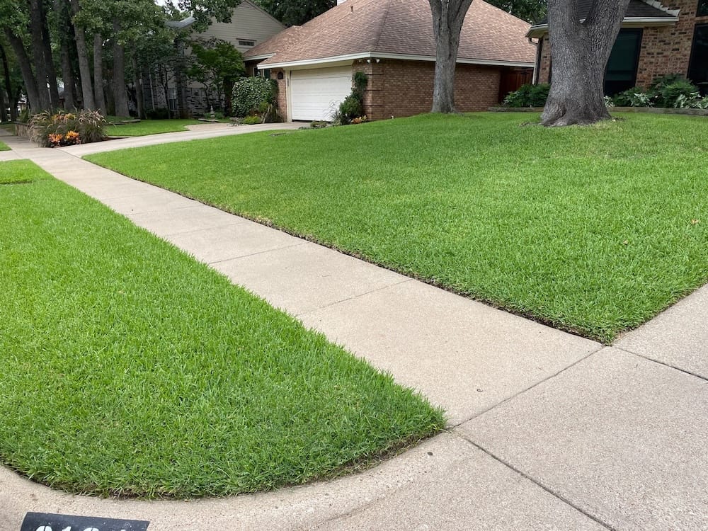 Professional lawn care service in Tarrant County.