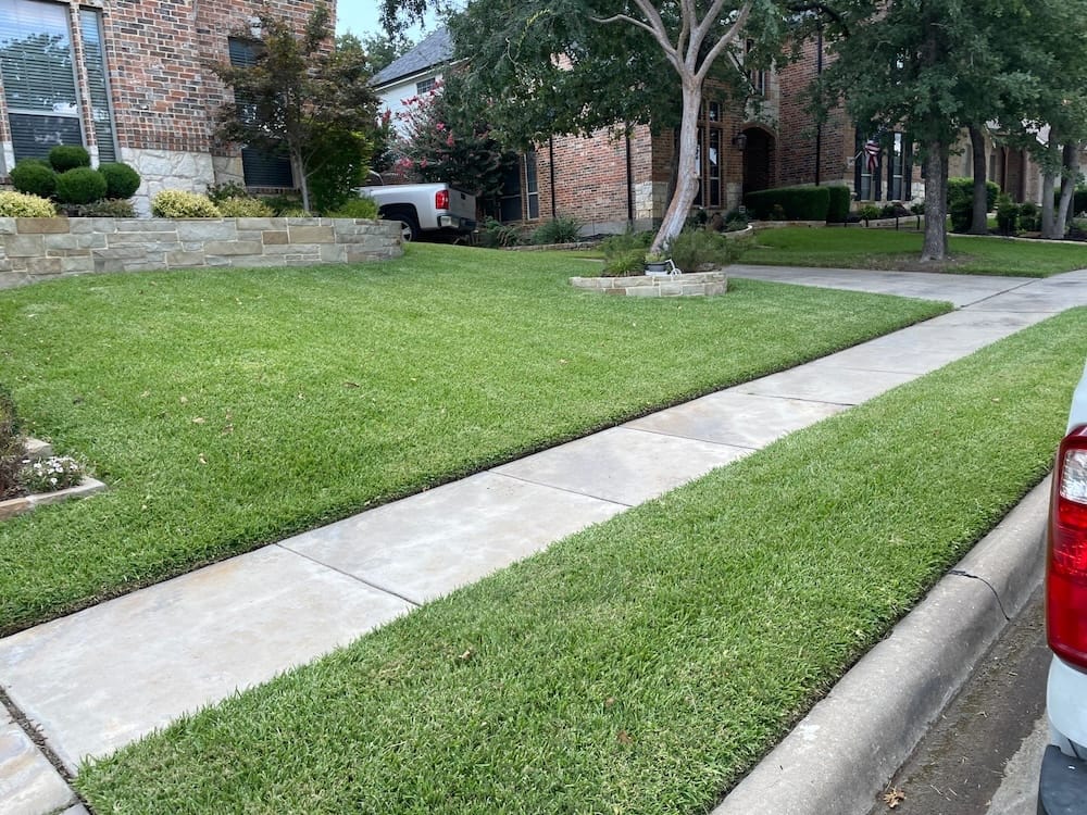 Professional lawn care services in Tarrant County.