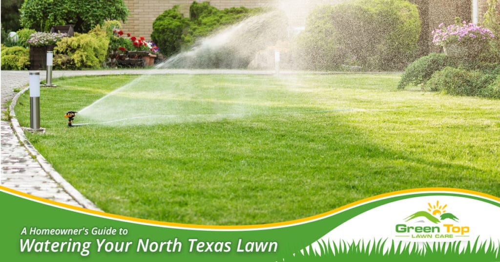 North Texas lawn watering guide.